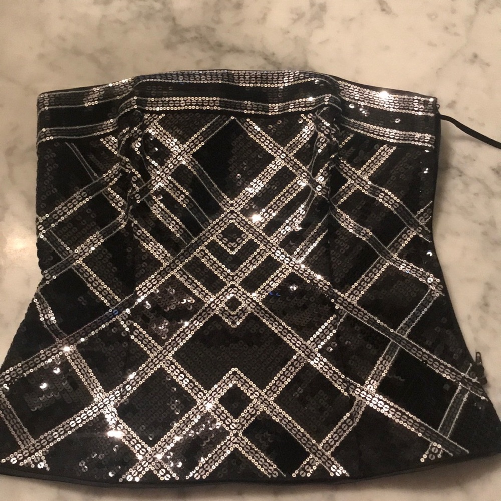 White House black market strapless too